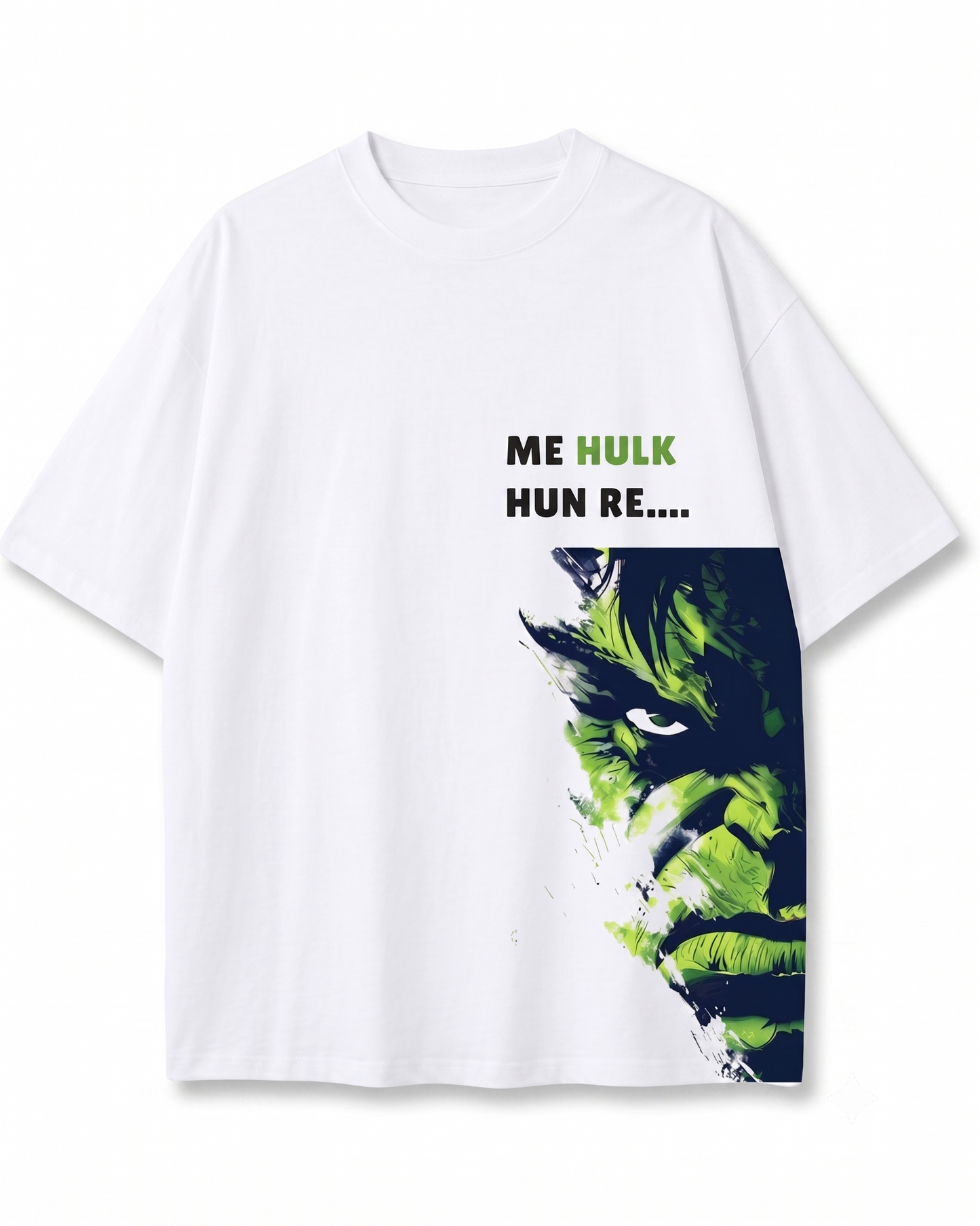 Men's Oversized Drop Shoulder Cotton T Shirt | Men's Hulk