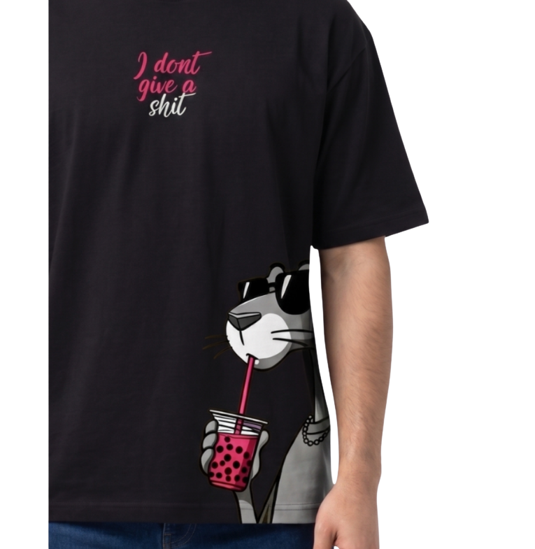 Men's Oversized Drop Shoulder Cotton T Shirt | No Stress Streetwear