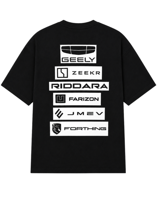 Men’s Oversized Drop Shoulder Mesh T-Shirt | Auto Culture Graphic