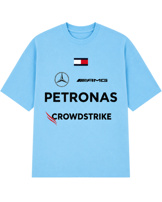 Men’s Oversized Drop Shoulder Cotton T-Shirt | Petronas AMG Racing
