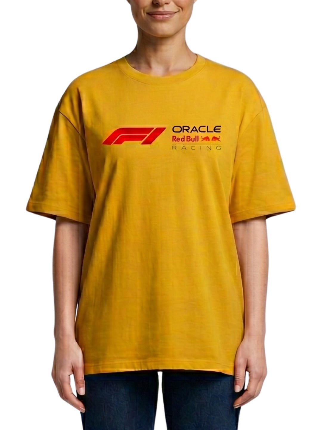 Women's Oversized Drop Shoulder Cotton T Shirt | Checo Perez F1 Racing