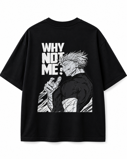 Men's Oversized Drop Shoulder Cotton T Shirt | Why Not Me?