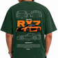 Men's Oversized Drop Shoulder Cotton T Shirt | Mazda RX7 Sports Car