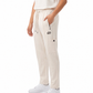 Women's Off White Woven Terry Straight Fit  Stretchable Trouser