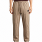 Women's Beige Woven Terry Straight Fit  Stretchable Trouser