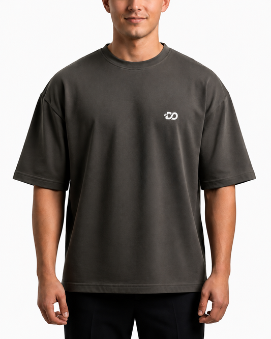 Men’s Down Shoulder Cotton T-Shirt | Relaxed Fit Minimal Style
