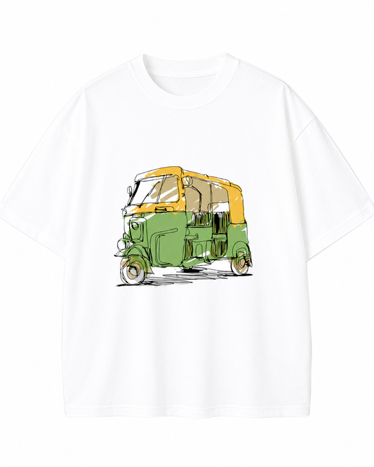 Women's Oversized Drop Shoulder Cotton T Shirt | Vintage Rickshaw