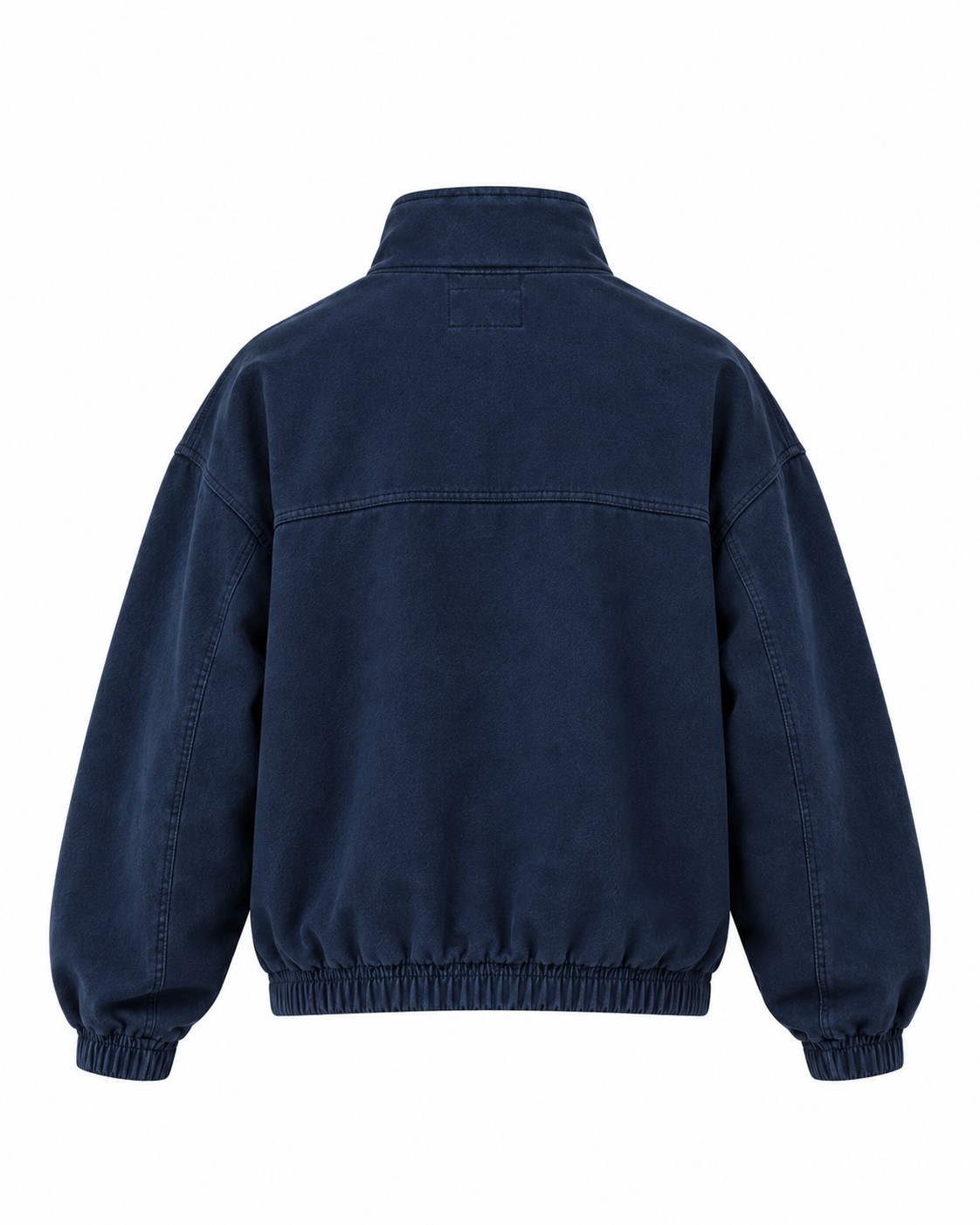Women’s Quarter Zip Pullover Sweatshirt | Navy Blue Relaxed Fit
