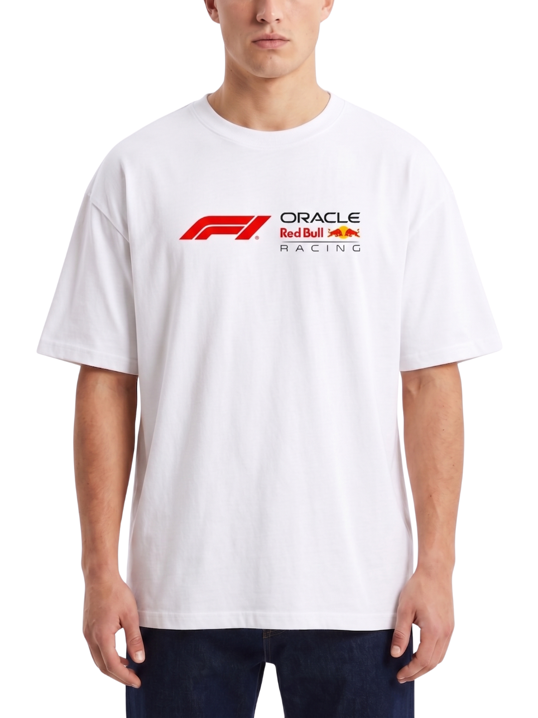 Men's Oversized Drop Shoulder Cotton T Shirt | Checo Perez F1 Racing