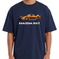 Men's Oversized Drop Shoulder Cotton T Shirt | Mazda RX7 Sports Car