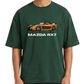 Men's Oversized Drop Shoulder Cotton T Shirt | Mazda RX7 Sports Car