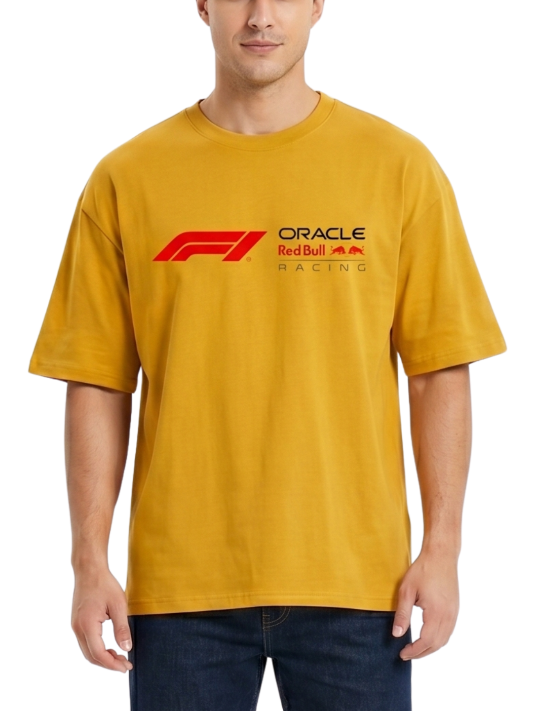 Men's Oversized Drop Shoulder Cotton T Shirt | Checo Perez F1 Racing