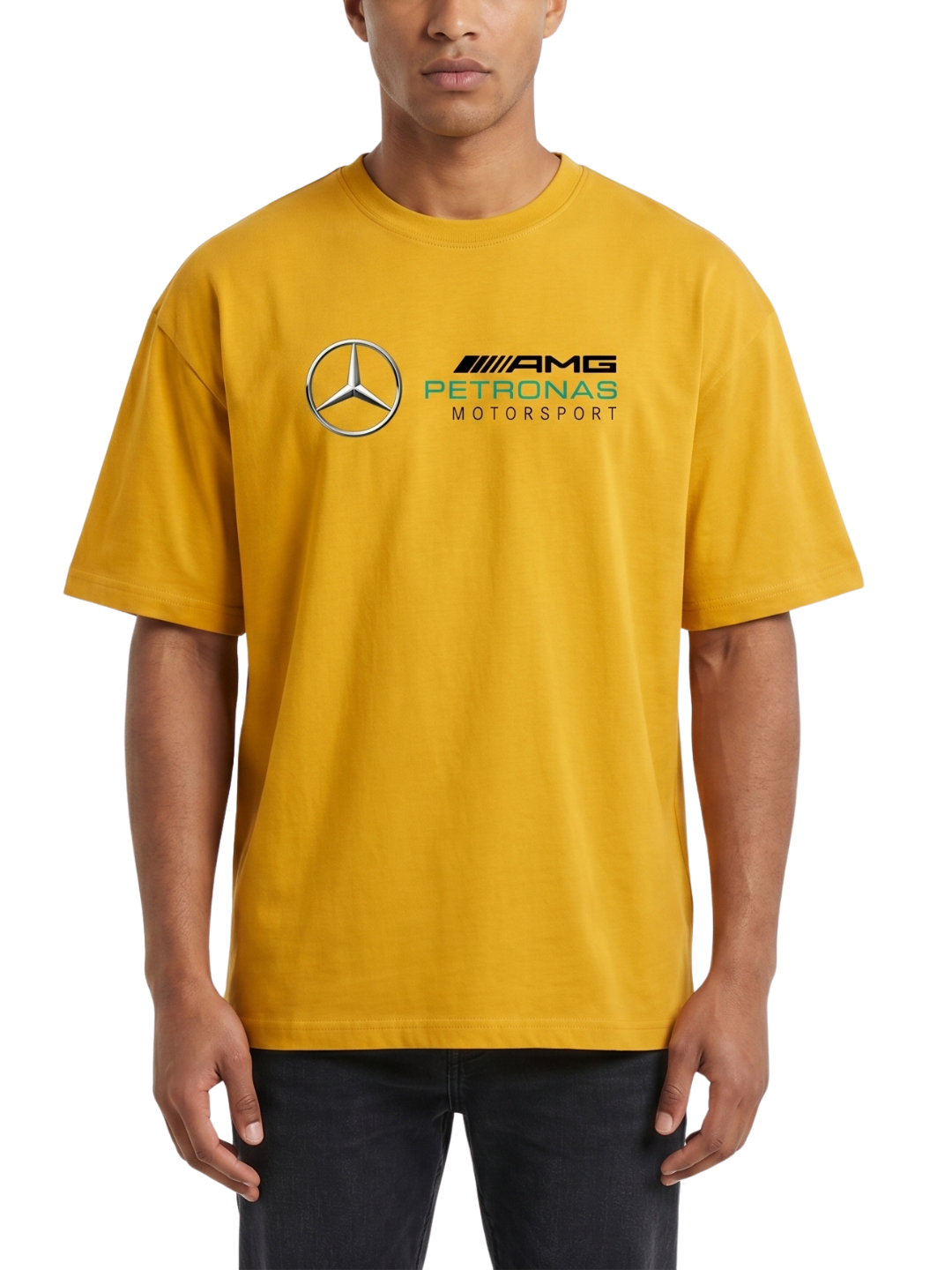 Men's Oversized Drop Shoulder Cotton T Shirt | Mercedes-AMG  Petronas Motorsport