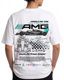 Women's Oversized Drop Shoulder Cotton T Shirt | Mercedes-AMG Petronas Motorsport