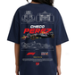 Women's Oversized Drop Shoulder Cotton T Shirt | Checo Perez F1 Racing