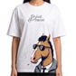 Women's Oversized Drop Shoulder Cotton T Shirt | Bojack Horseman