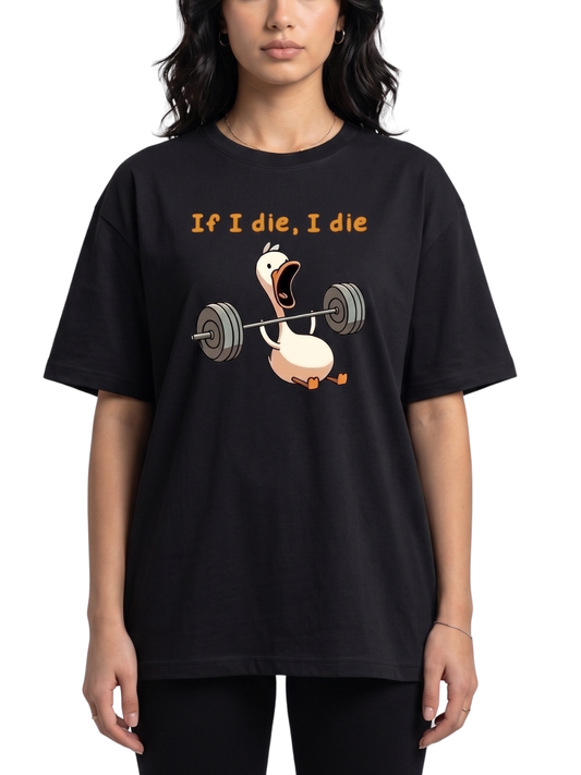 Women's Oversized Drop Shoulder Cotton T Shirt | Savage Duck Workout