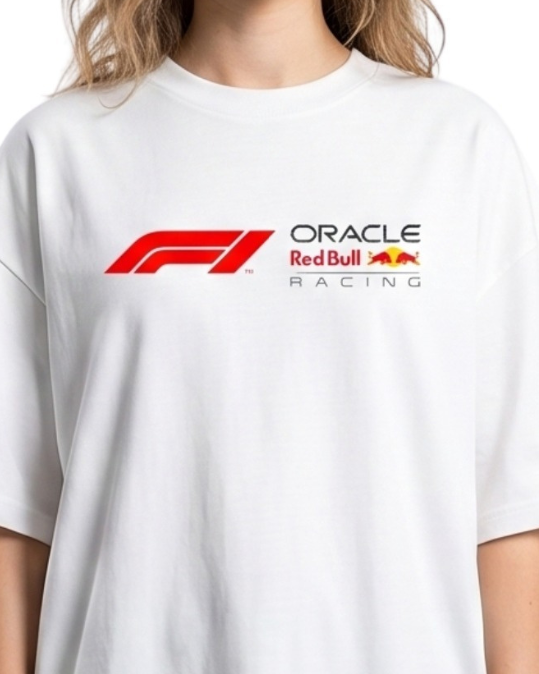 Women's Oversized Drop Shoulder Cotton T Shirt | Checo Perez F1 Racing