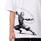 Women's Oversized Drop Shoulder Cotton T Shirt | Iron Man Split Armor