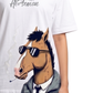 Women's Oversized Drop Shoulder Cotton T Shirt | Bojack Horseman