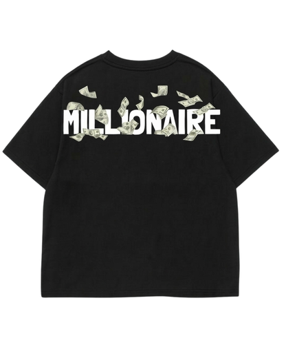 Men's Oversized Drop Shoulder Cotton T Shirt | Millionaire