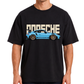 Men's Oversized Drop Shoulder Cotton T Shirt | 911 GT3 RS Racing
