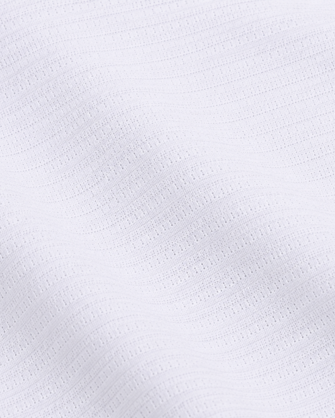 Men’s Premium milky White Ribbed Seam Less Polo Shirt