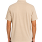 Men’s Premium Beige Ribbed Seam Less Polo Shirt