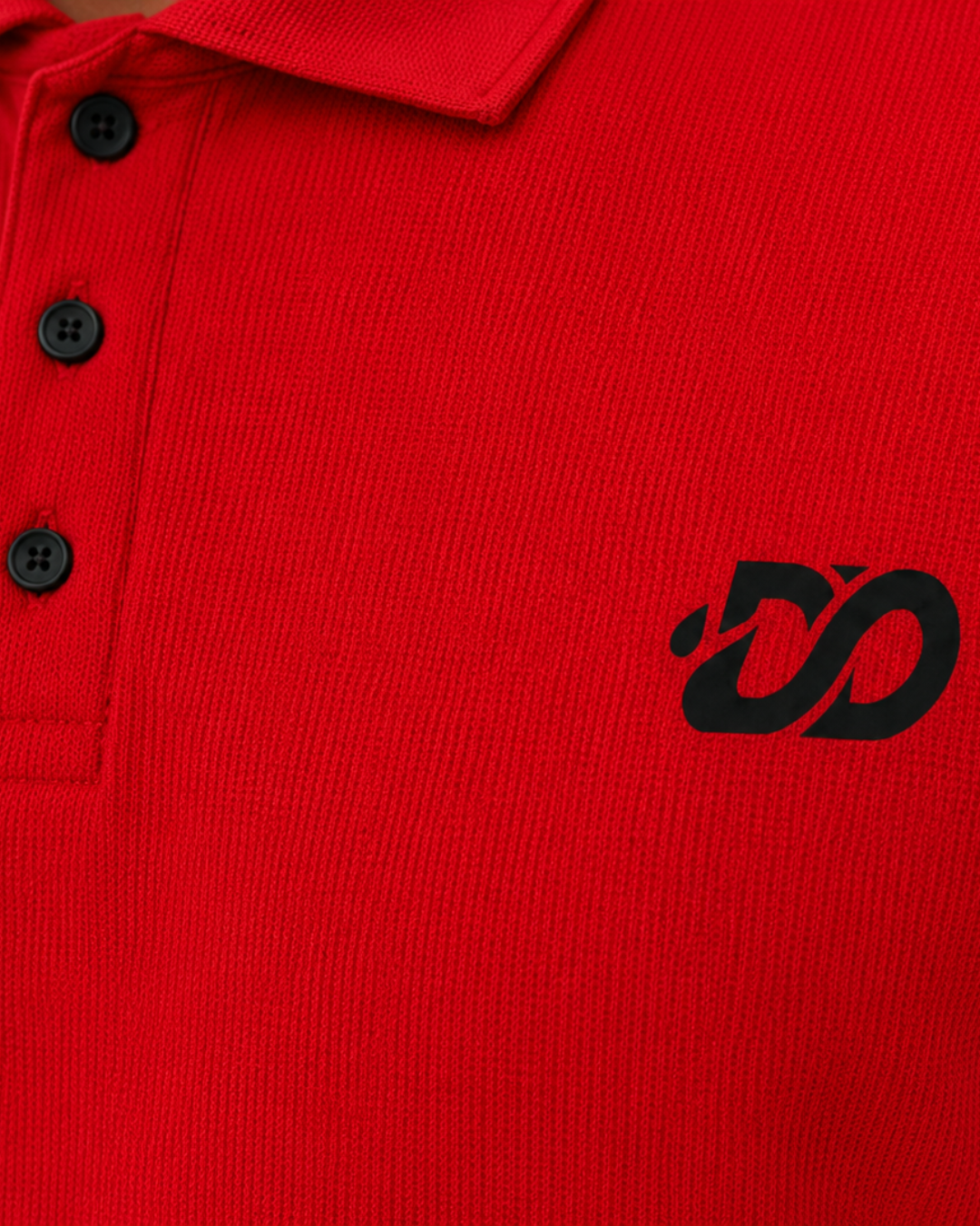 Women's Premium Dry Fit Red Polo Shirt