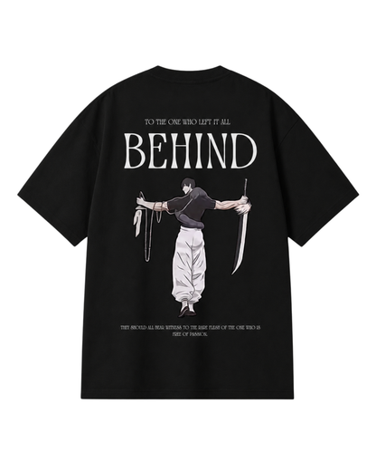 Women's Oversized Drop Shoulder Cotton T Shirt | Behind The Silence