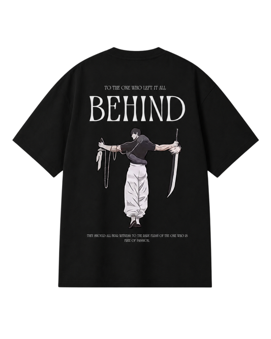 Women's Oversized Drop Shoulder Cotton T Shirt | Behind The Silence