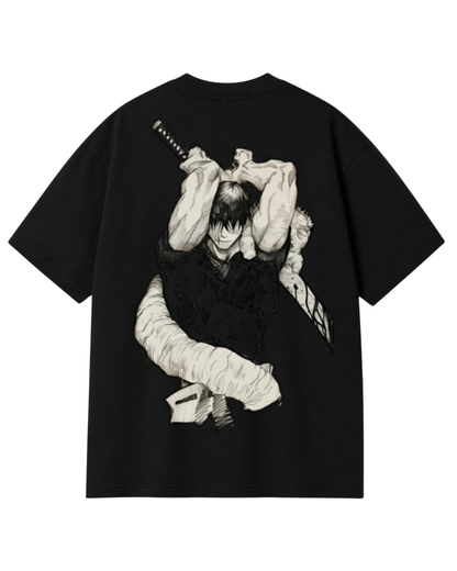 Women's Oversized Drop Shoulder Cotton T Shirt | Phantom Katana