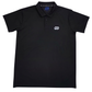 Men’s Black Ribbed Polo Shirt | Slim Fit Premium Casual T-Shirt