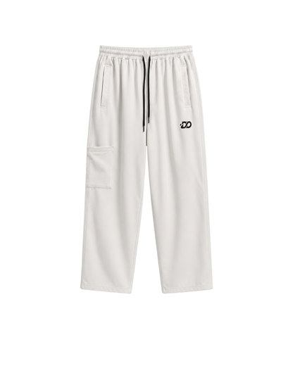 Women's off White  Dry Fit Straight Fit Trouser