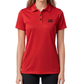 Women's Premium Dry Fit Red Polo Shirt