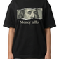 Women's Oversized Drop Shoulder Cotton T Shirt | Luxe Money
