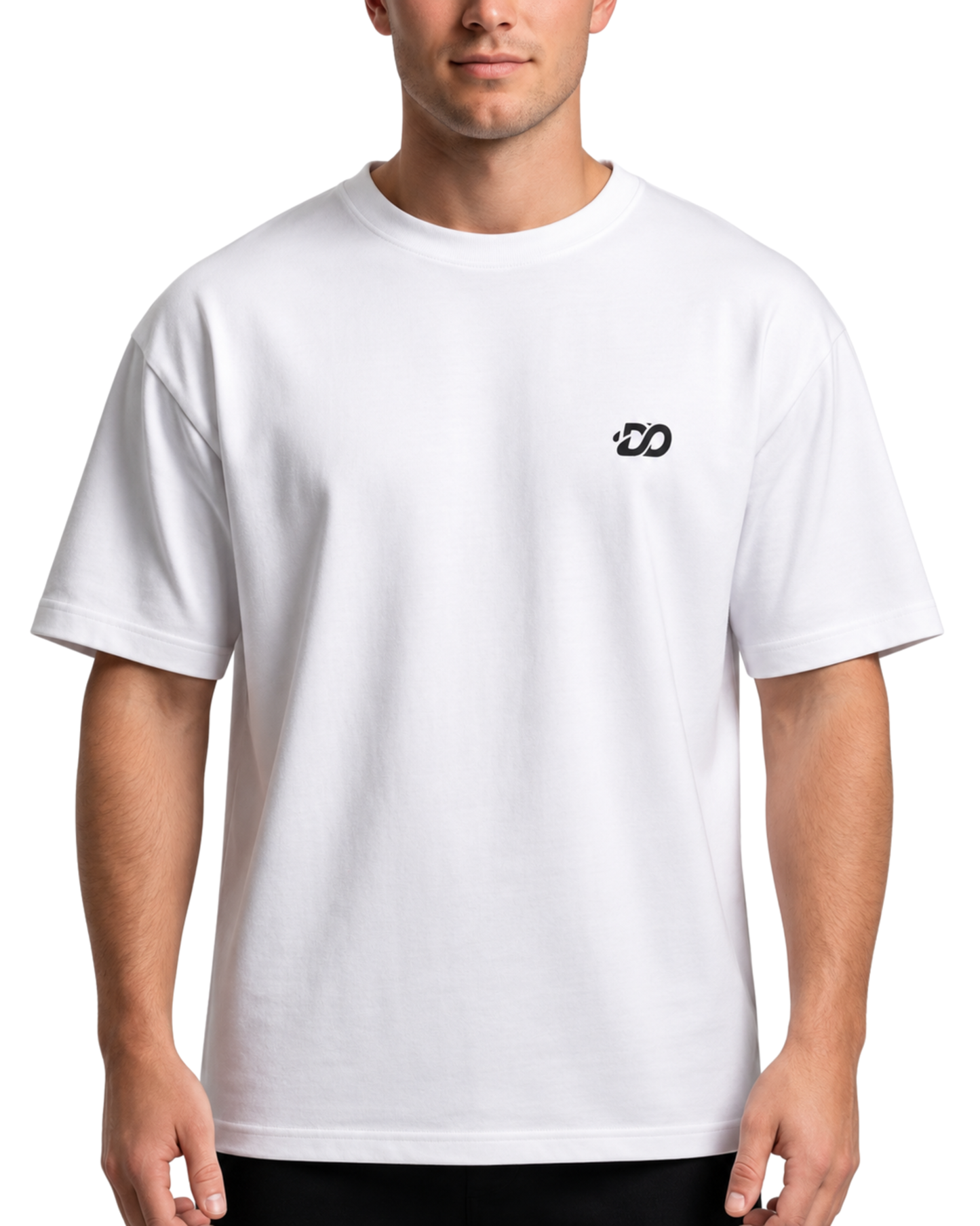 Men's Down Shoulder Cotton T-Shirt | Relaxed Fit Minimal Style