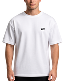 Men's Down Shoulder Cotton T-Shirt | Relaxed Fit Minimal Style