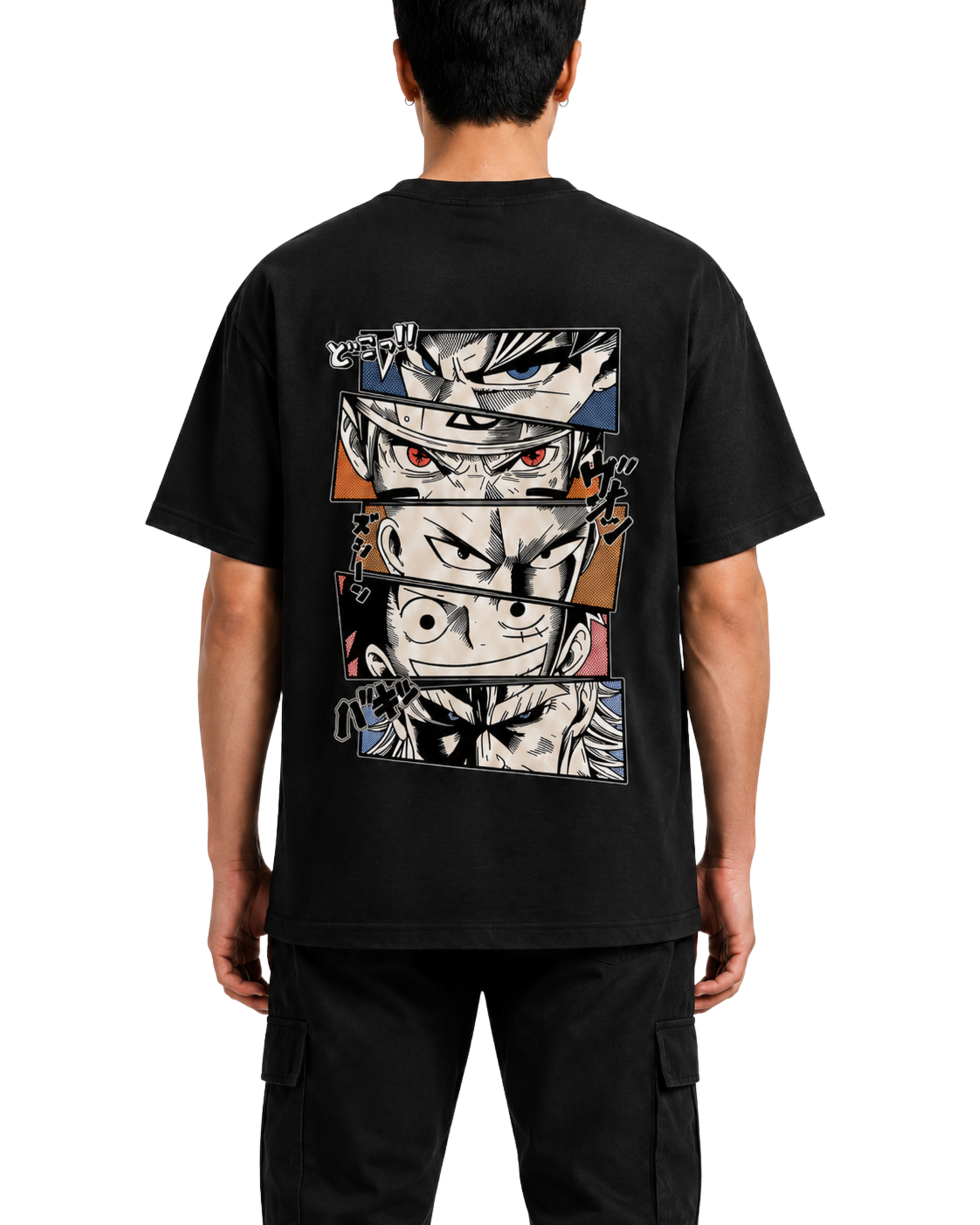 Men's Oversized Drop Shoulder Cotton T Shirt | Iconic Warriors