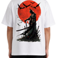 Men's Oversized Drop Shoulder Cotton T Shirt | Crimson Knight Phantom
