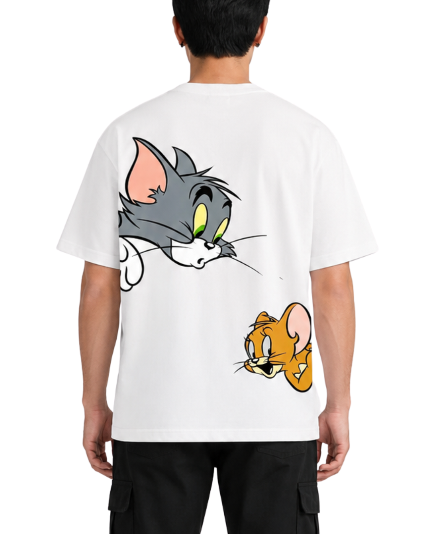 Men's Oversized Drop Shoulder Cotton T Shirt | Peak & Chase