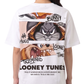 Women's Oversized Drop Shoulder Cotton T Shirt | Looney Tunes Print