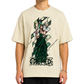 Men's Oversized Drop Shoulder Cotton T Shirt | One Piece Anime