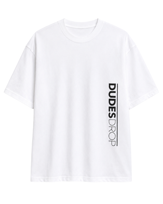 Men's Oversized Drop Shoulder Cotton T Shirt | DudesDrop Signature