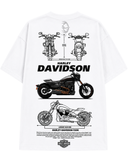Men's Oversized Drop Shoulder Cotton T Shirt | Harley Davidson
