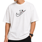 Men's Oversized Drop Shoulder Cotton T Shirt | Cosmic Spacewalker