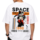 Men's Oversized Drop Shoulder Cotton T Shirt | Cosmic Spacewalker