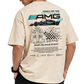 Men's Oversized Drop Shoulder Cotton T Shirt | Mercedes AMG Petronas F1 Racing Tee