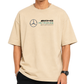 Men's Oversized Drop Shoulder Cotton T Shirt | Mercedes AMG Petronas F1 Racing Tee