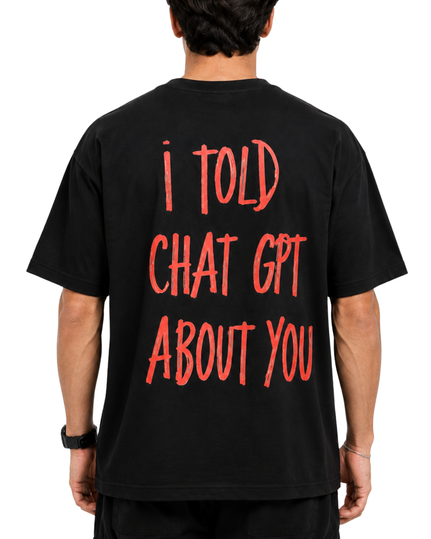 Men's Oversized Drop Shoulder Cotton T Shirt | The Secret's Out